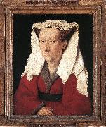 Portrait of Margareta van Eyck sdf EYCK, Jan van